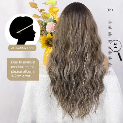 Long Wavy Ombre Wig Marina Glow